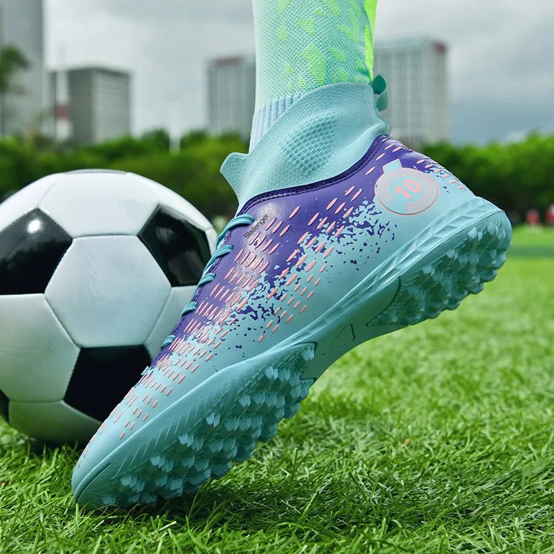 Slazenger FG Rubber Long Studs TT Rubber Broken Studs Anti Slip Wear Resistant Soccer Shoes Unisex-22