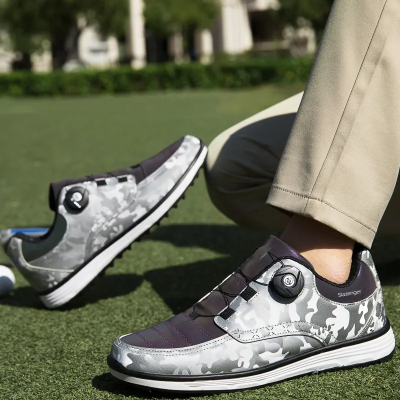 Slazenger Anti Slip Wear Resistant Low Top Golf Shoes Men's-11