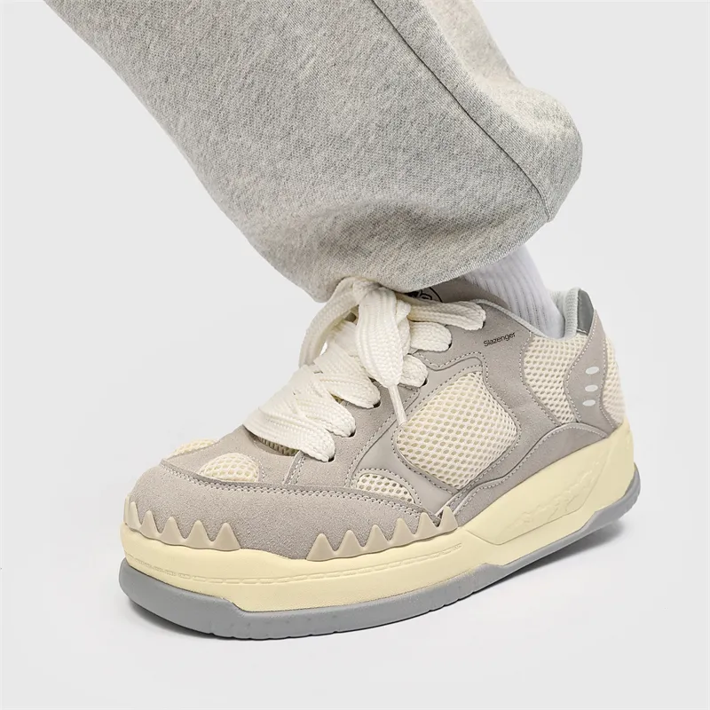 Slazenger Chunky Sneakers Slip Resistant Low Top Couple's Unisex-15