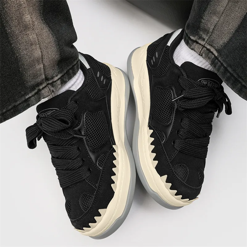 Slazenger Chunky Sneakers Slip Resistant Low Top Couple's Unisex-2