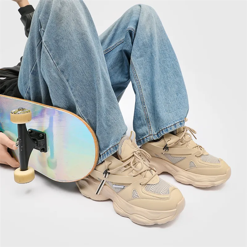Slazenger Slip Resistant Low Top Chunky Sneakers Unisex-8