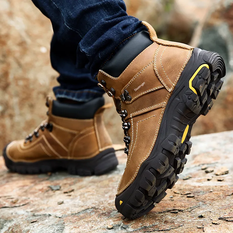 Slazenger Slip Resistant High Top Hiking Shoes Men's-17