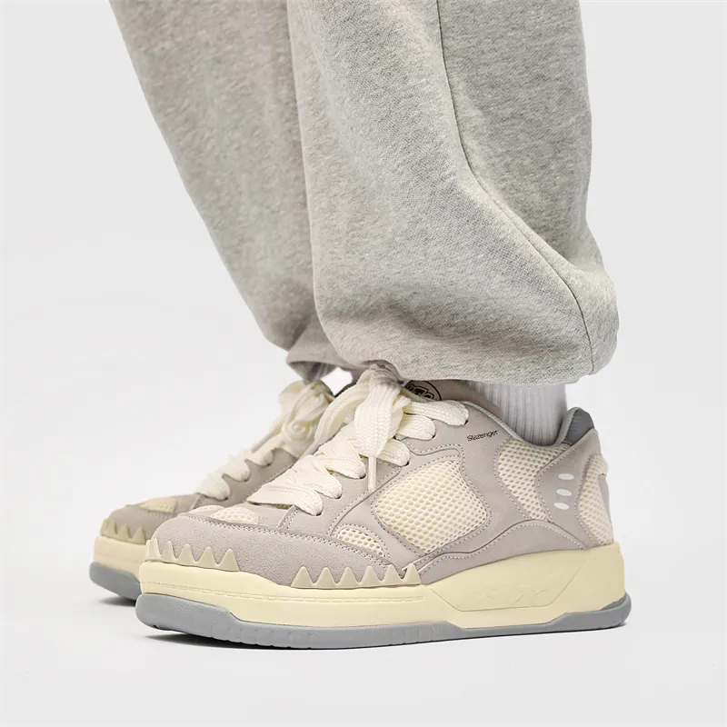 Slazenger Chunky Sneakers Slip Resistant Low Top Couple's Unisex-12