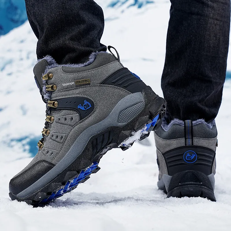 Slazenger Anti Slip Wear Resistant High Top Hiking Shoes Unisex-3