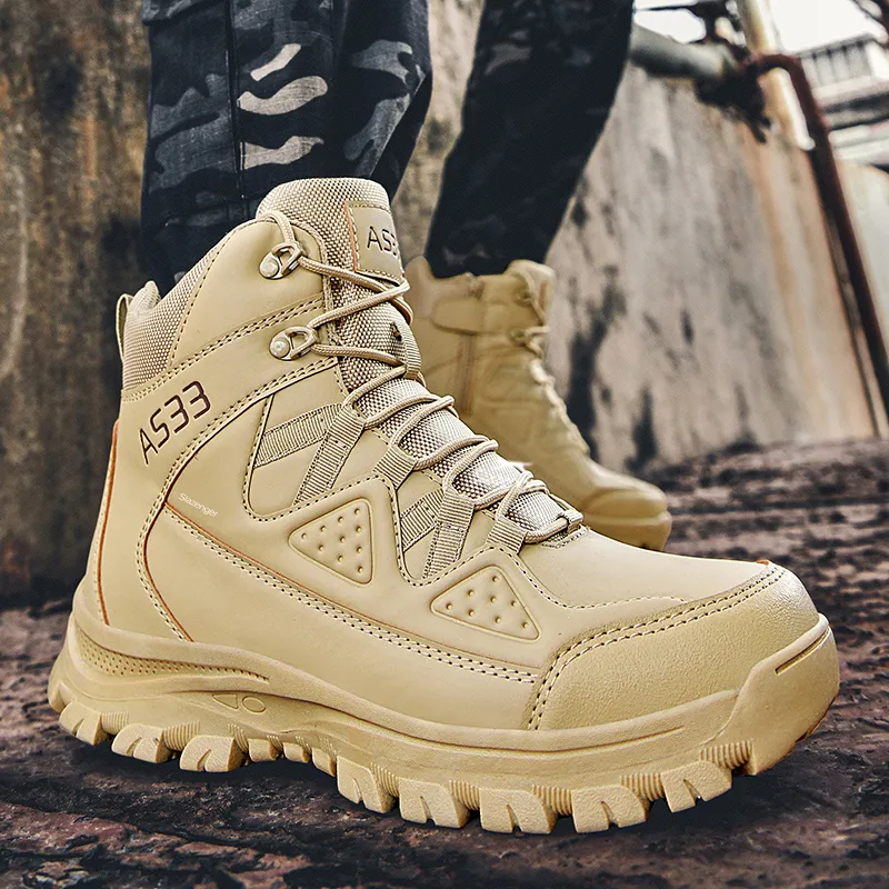 Slazenger Anti Slip Wear Resistant High Top Hiking Shoes Men's-7