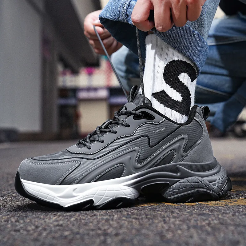 Slazenger Slip Resistant Low Top Chunky Sneakers Men's-11