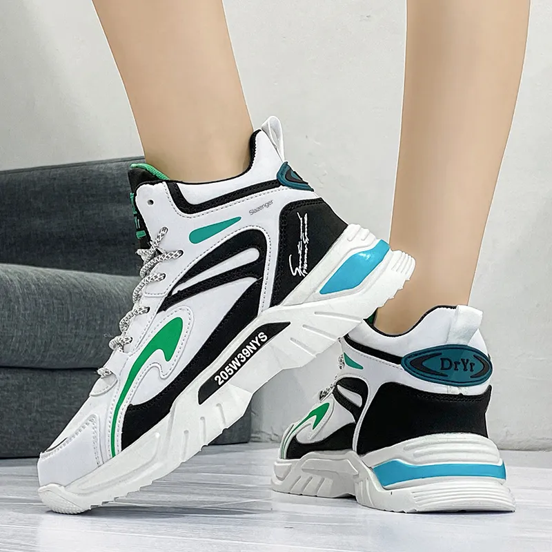 Slazenger Anti Slip Wear Resistant Mid Top Casual Shoes Unisex-9