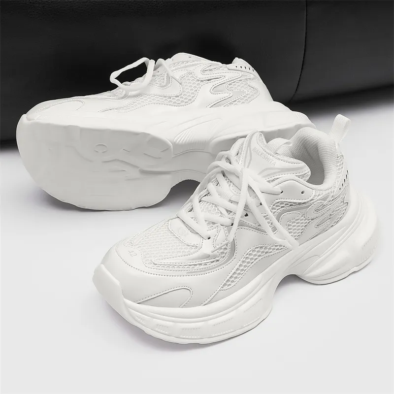 Slazenger Anti Slip Wear Resistant Low Top Chunky Sneakers Unisex-9