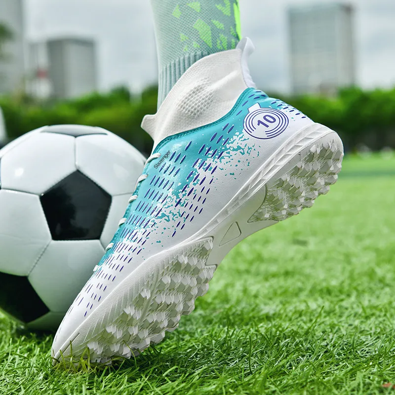 Slazenger FG Rubber Long Studs TT Rubber Broken Studs Anti Slip Wear Resistant Soccer Shoes Unisex-18