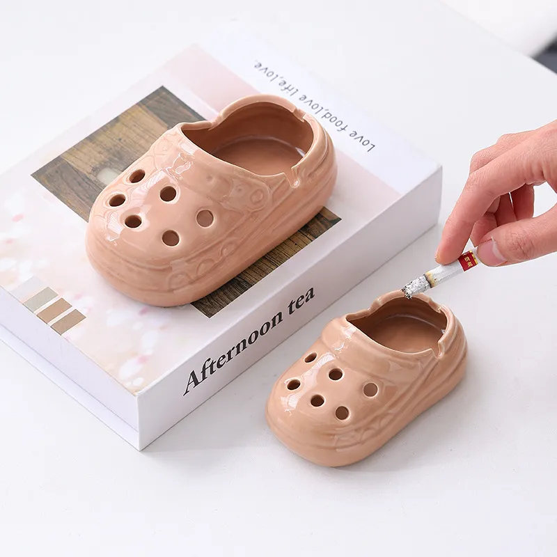 KERPA Creative Clogs Styling Ashtray, Home Living Room Tea Table Accessories, Small Storage Ornament, One Size-10