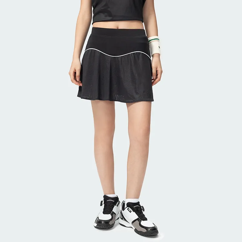 Kawasaki Match Clothing Collection Sports Skirt Women's White/Black-6