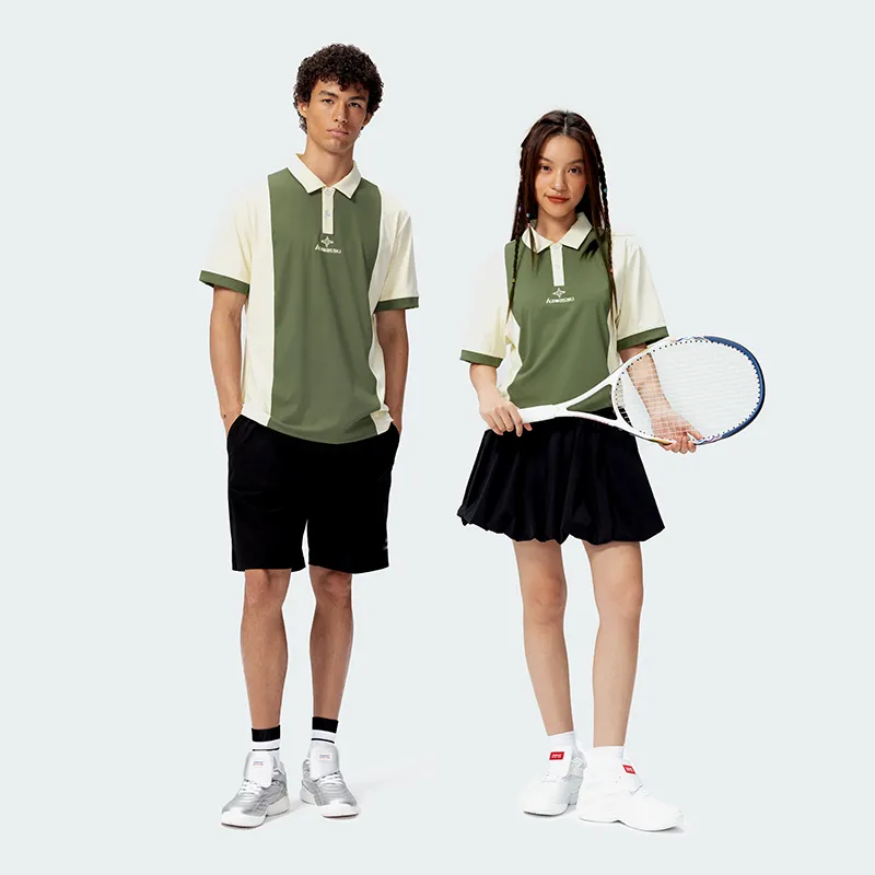 Kawasaki Polo Shirt Unisex Khaki Green-3