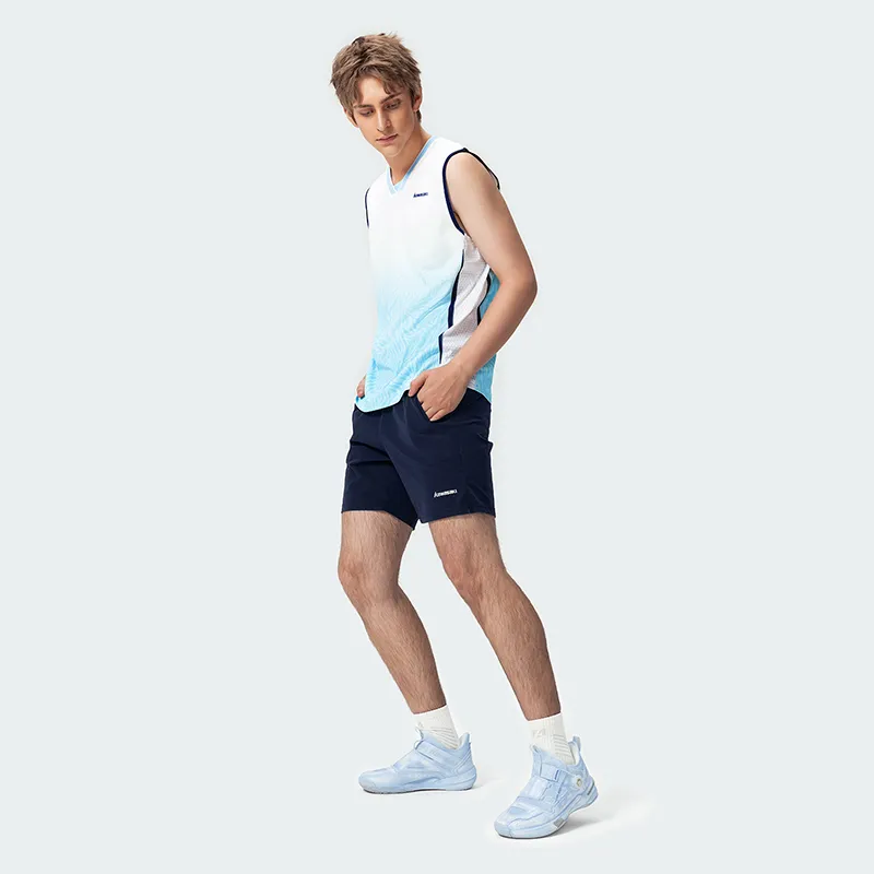 Kawasaki Basketball Jersey Men's Light Blue-3