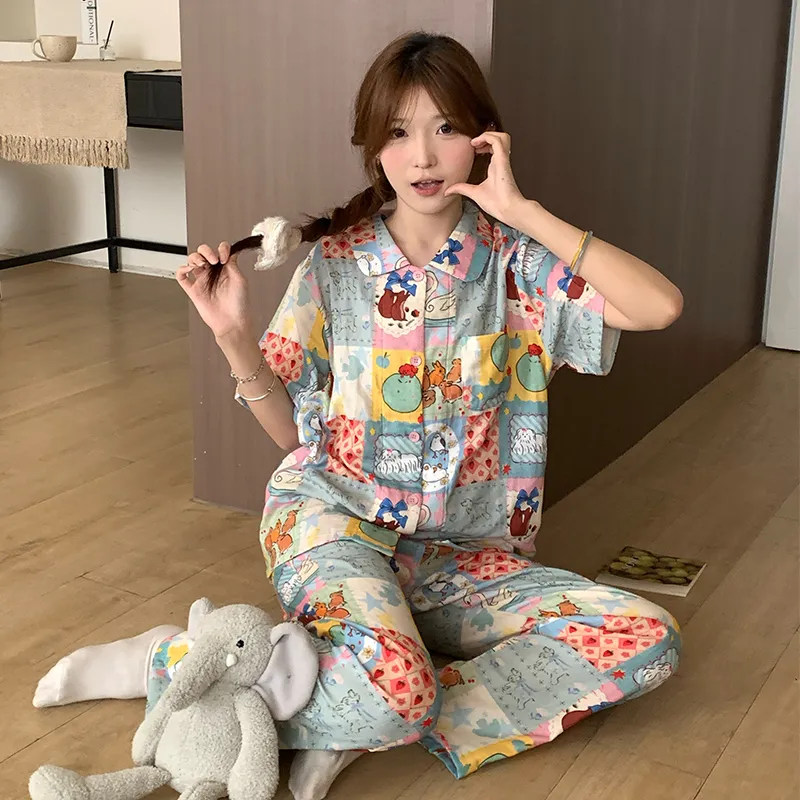 Wabi Town Pajama Gift Box Women's Image Color-6