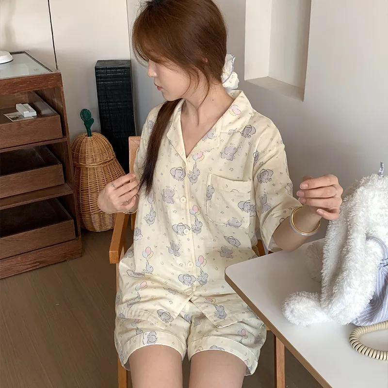 Wabi Town Pajama Set Women's Image Color-1