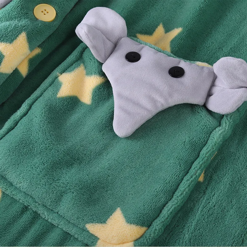 Wabi Town Pajama Set Women's Green-5