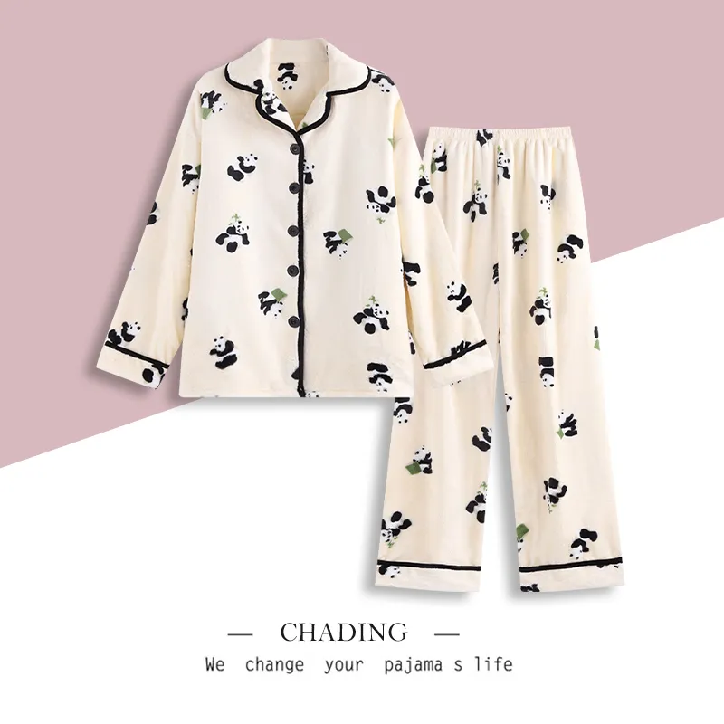 Wabi Town Pajama Set Women's Image Color-1