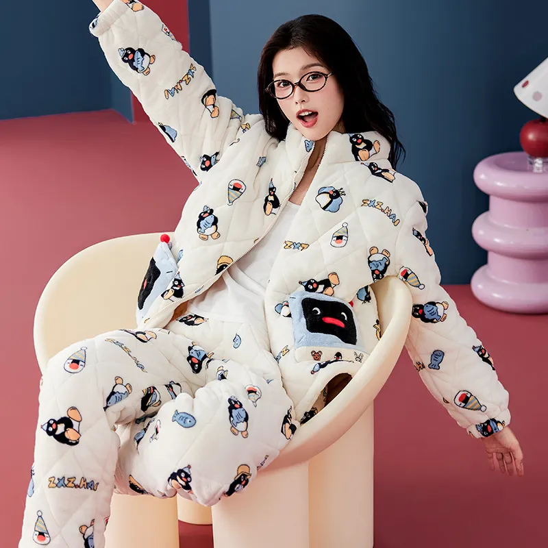 Wabi Town Pajama Set Women's Image Color-1