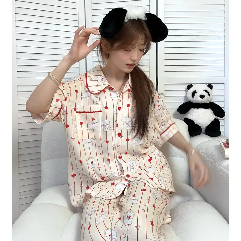 Wabi Town Pajama Gift Box Women's Image Color-2