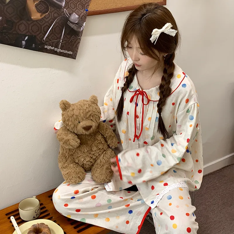 Wabi Town Pajama Gift Box Women's Image Color-3