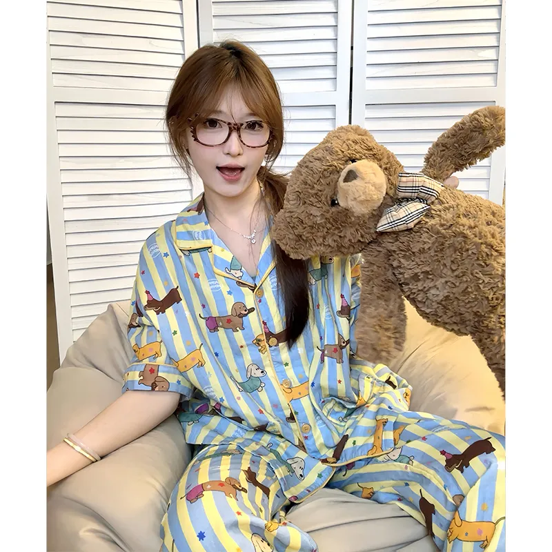 Wabi Town Pajama Set Women's Image Color-1