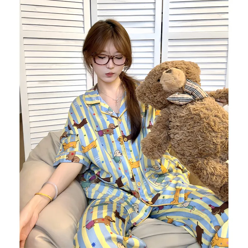 Wabi Town Pajama Set Women's Image Color-5