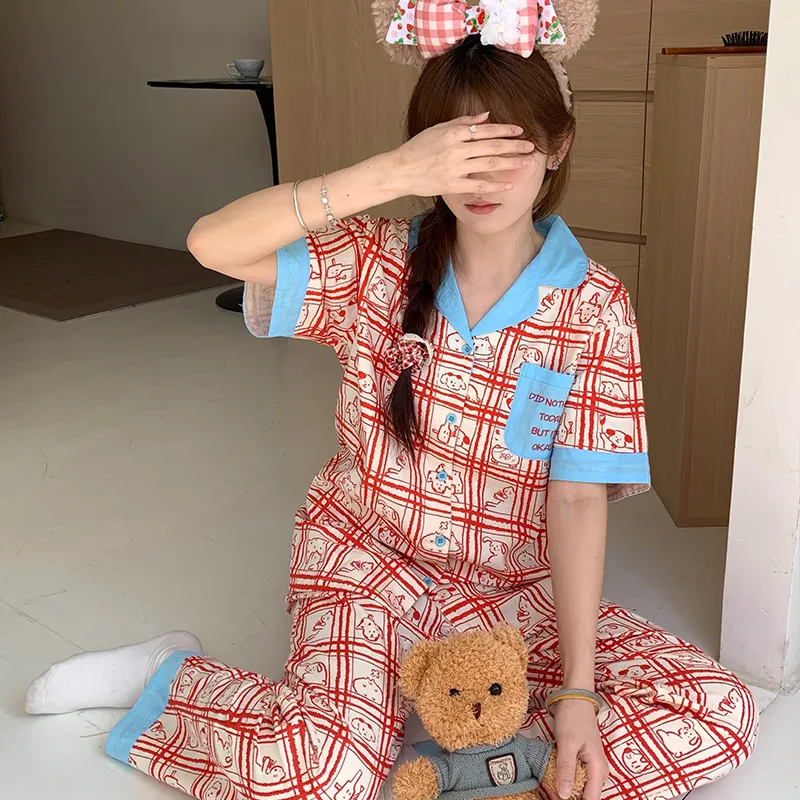 Wabi Town Pajama Set Women's Image Color-2