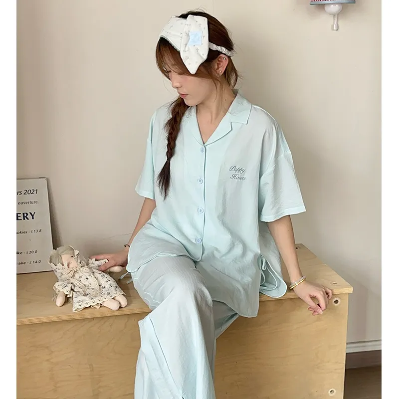 Wabi Town Pajama Gift Box Women's Blue-3