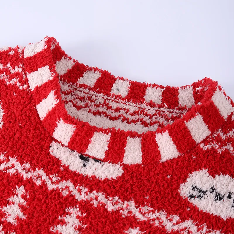 Wabi Town Pajama Set Women's Red-2