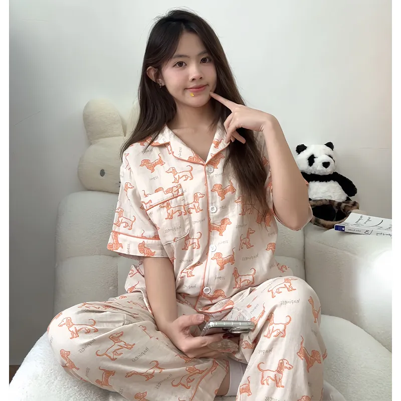 Wabi Town Pajama Set Women's Image Color-1