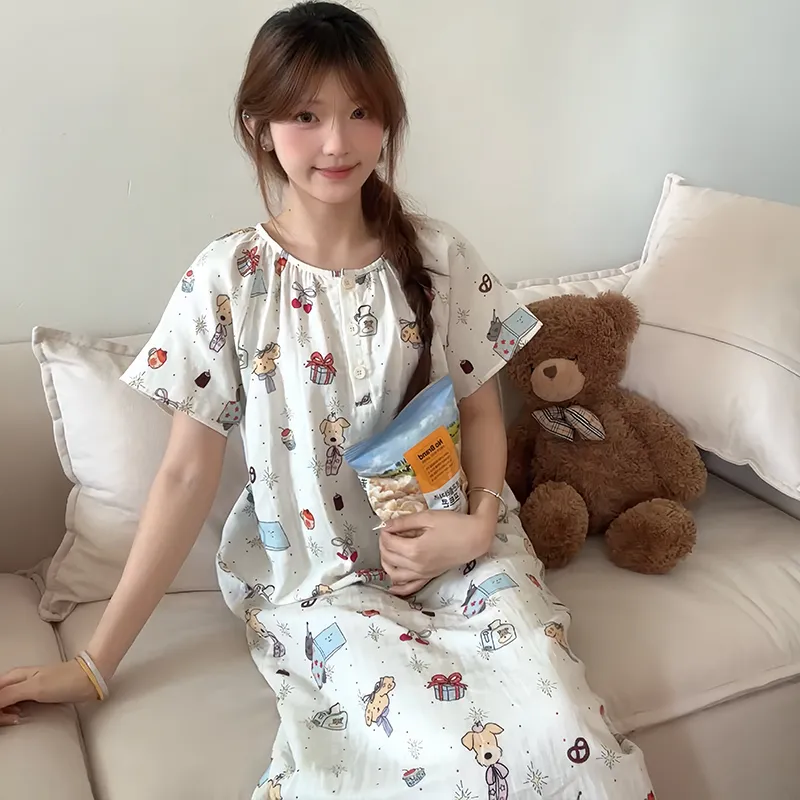 Wabi town Women's Nightgowns-1