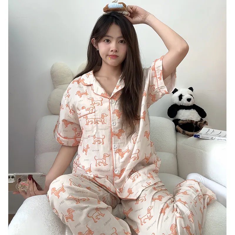 Wabi Town Pajama Set Women's Image Color-2