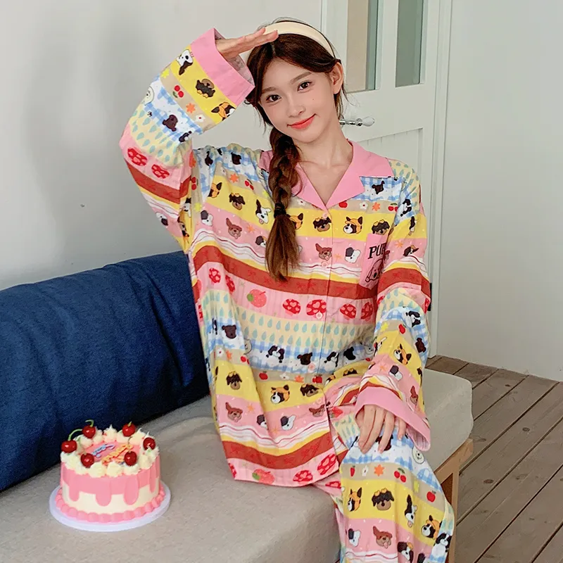 Wabi Town Pajama Gift Box Women's Image Color-3