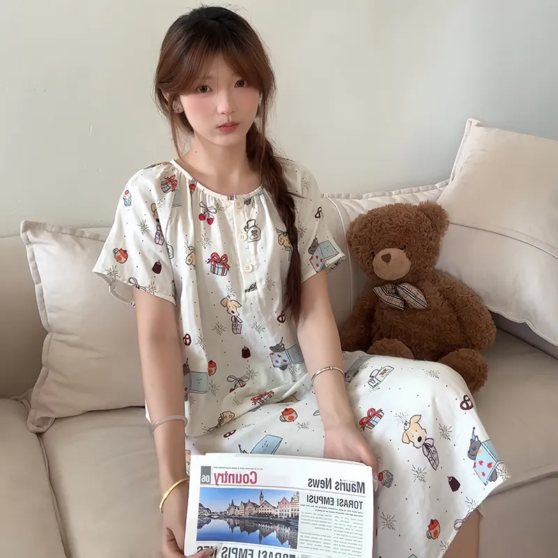 Wabi town Women's Nightgowns-4