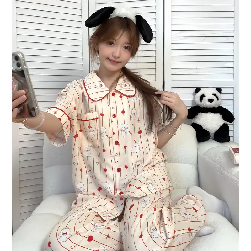 Wabi Town Pajama Gift Box Women's Image Color-5