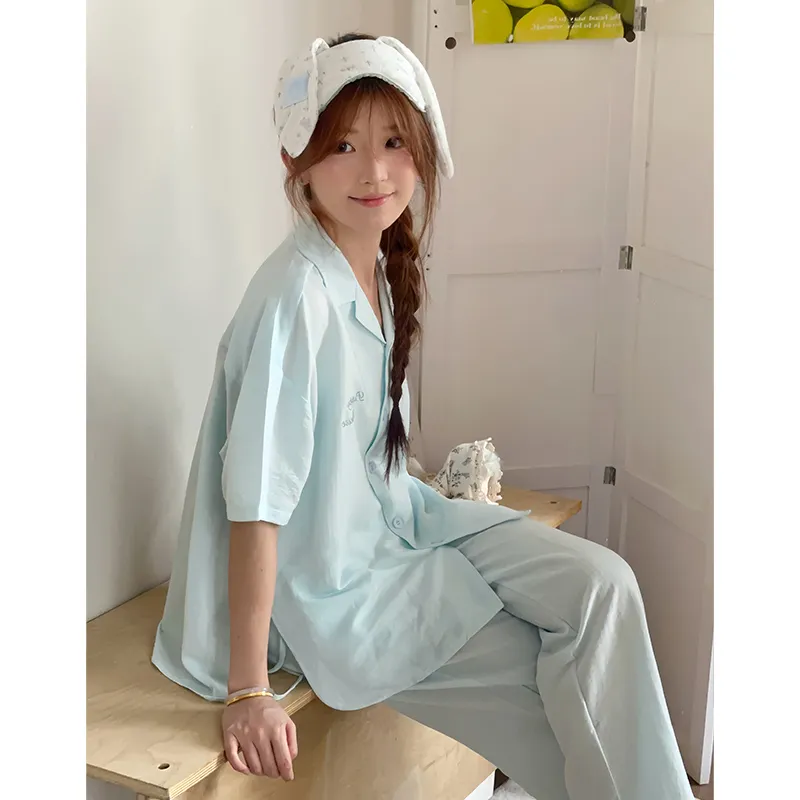 Wabi Town Pajama Gift Box Women's Blue-1