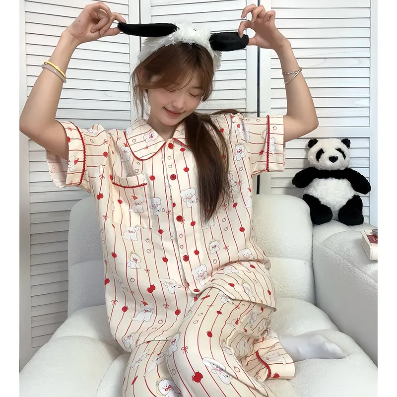 Wabi Town Pajama Gift Box Women's Image Color-4