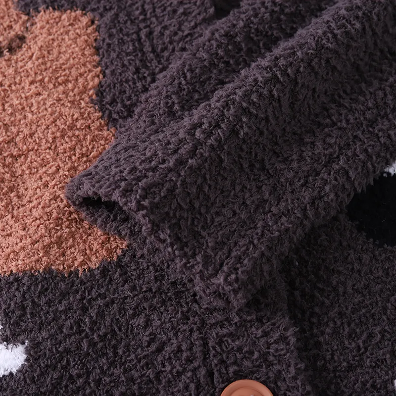 Wabi Town Pajama Set Women's Brown-3