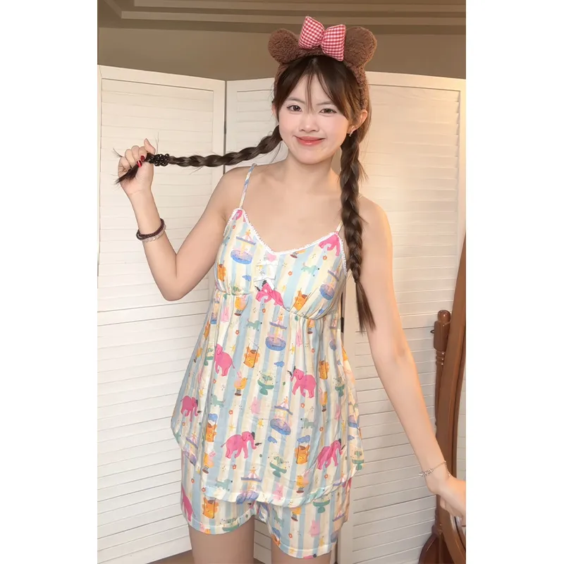 Wabi Town Pajama Gift Box Women's Image Color-3