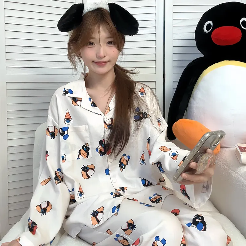 Wabi Town Pajama Gift Box Women's Image Color-5