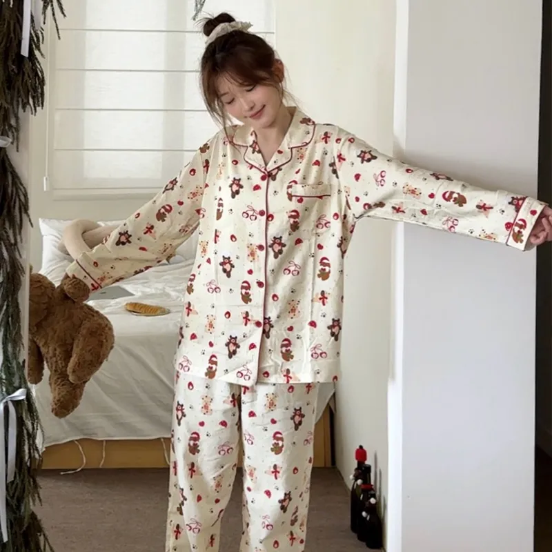 Wabi Town Pajama Gift Box Women's Image Color-4