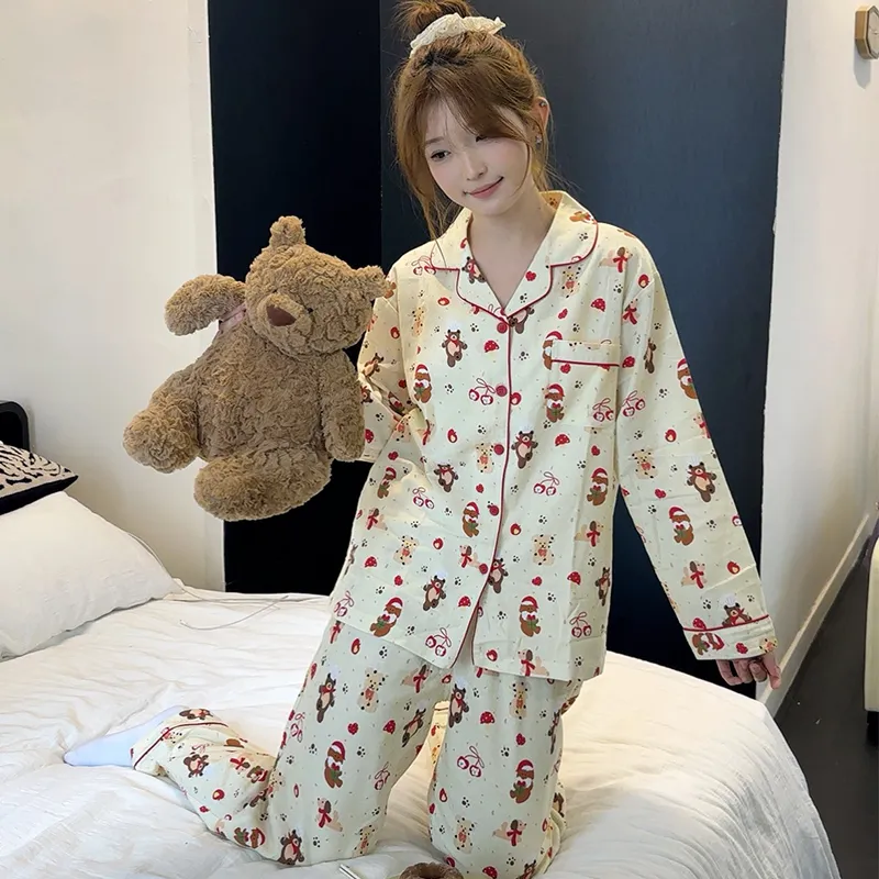 Wabi Town Pajama Gift Box Women's Image Color-5