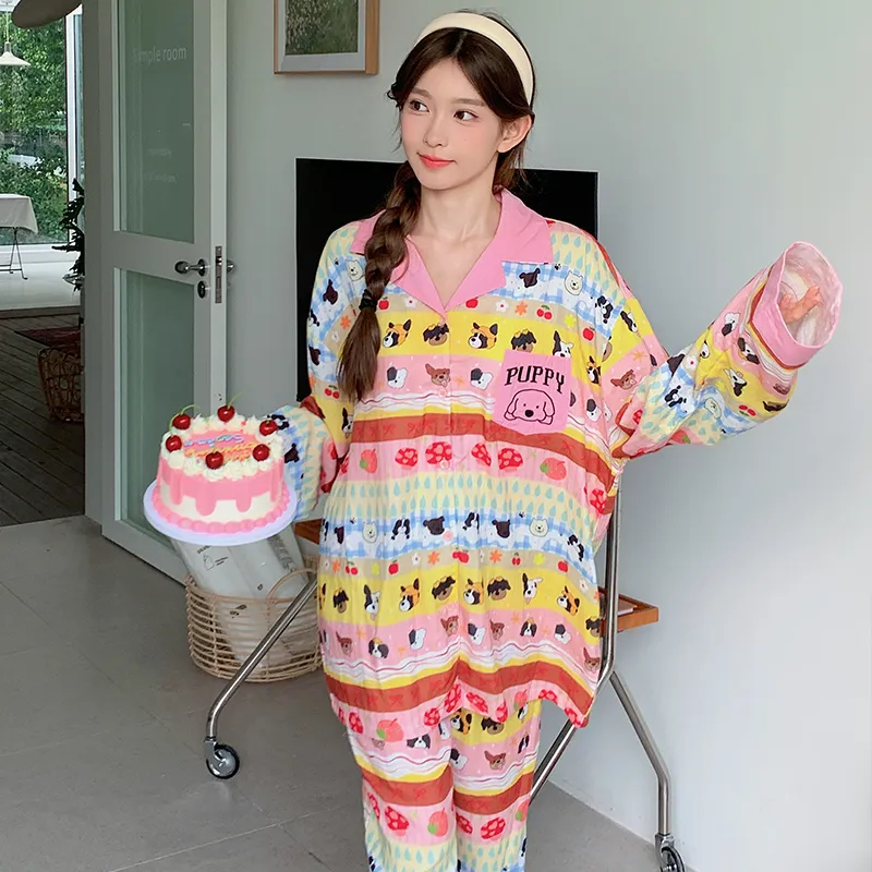 Wabi Town Pajama Gift Box Women's Image Color-2