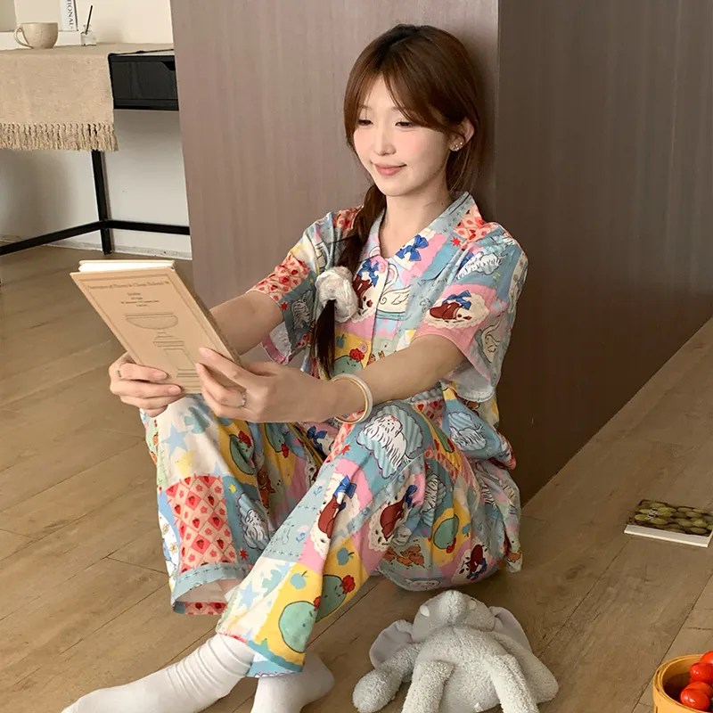 Wabi Town Pajama Gift Box Women's Image Color-4