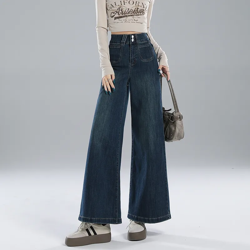 MADALLO Jeans Women's Vintage Blue-7