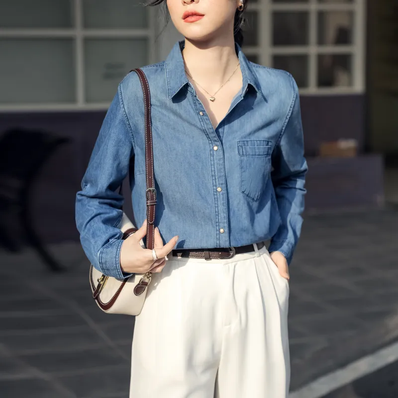 MADALLO Shirts Women's Blue-1