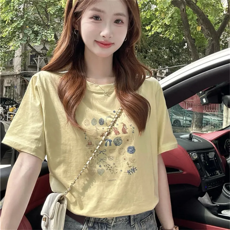 MADALLO Drop Shoulder Sleeve T Shirt Women's-3