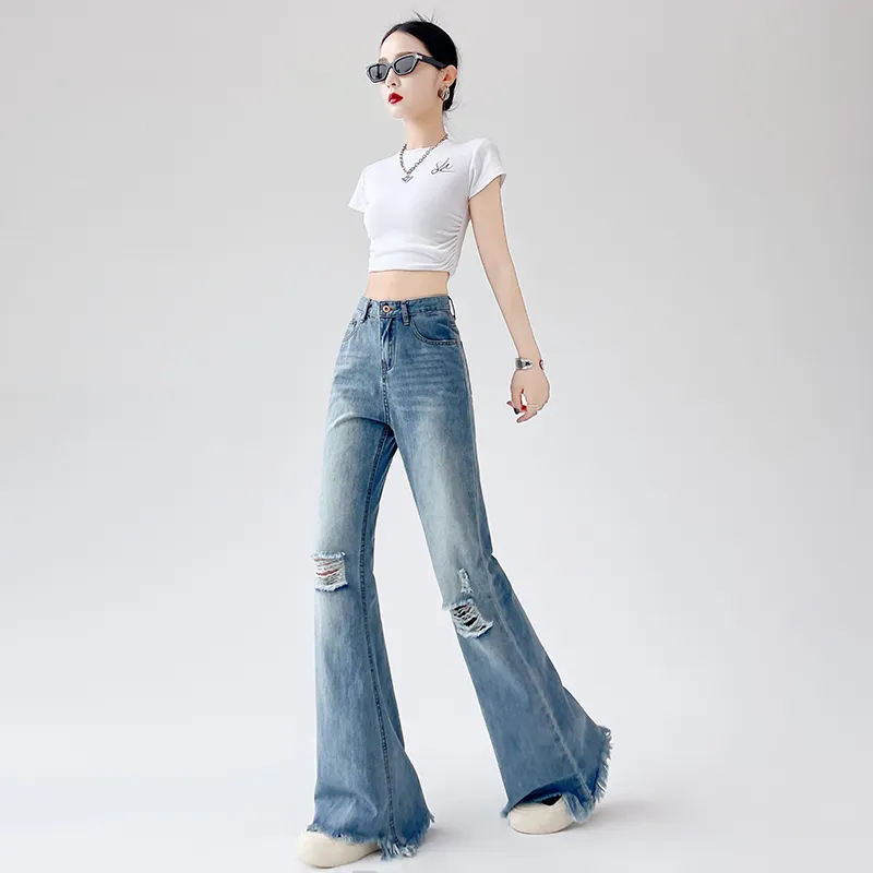 MADALLO Jeans Women's Light Blue-7
