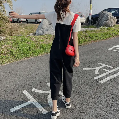 MADALLO Overalls Women's Black Set