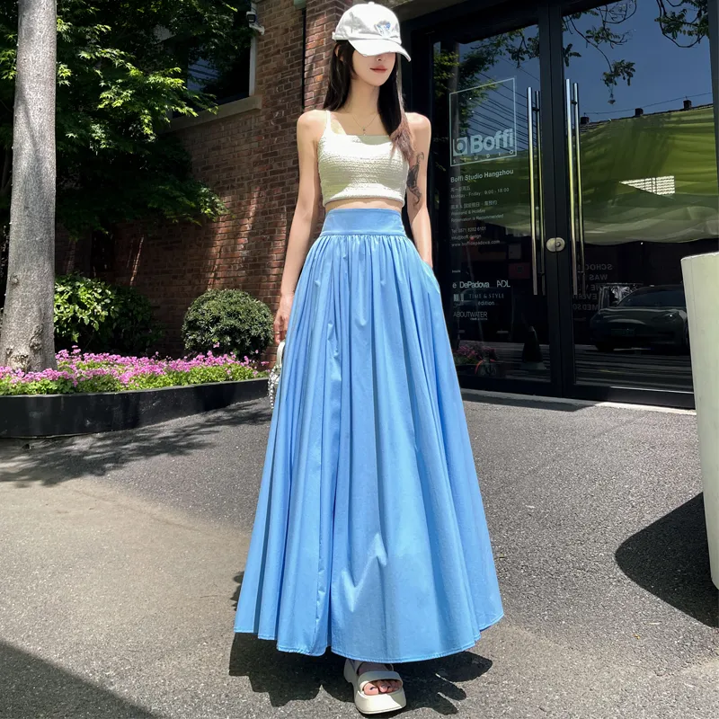 MADALLO Casual Long Skirt Women's-2